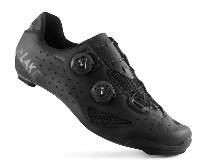 Lake CX238 Fietsschoen Race Black/Black Wide Fit