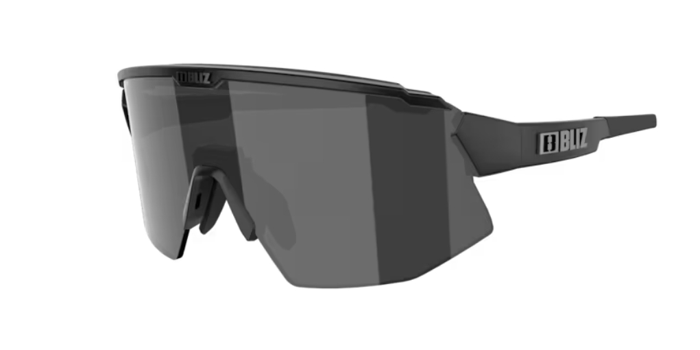 Bliz Breeze Bril Matt Black Polarized Brown Silver Mirror Lens