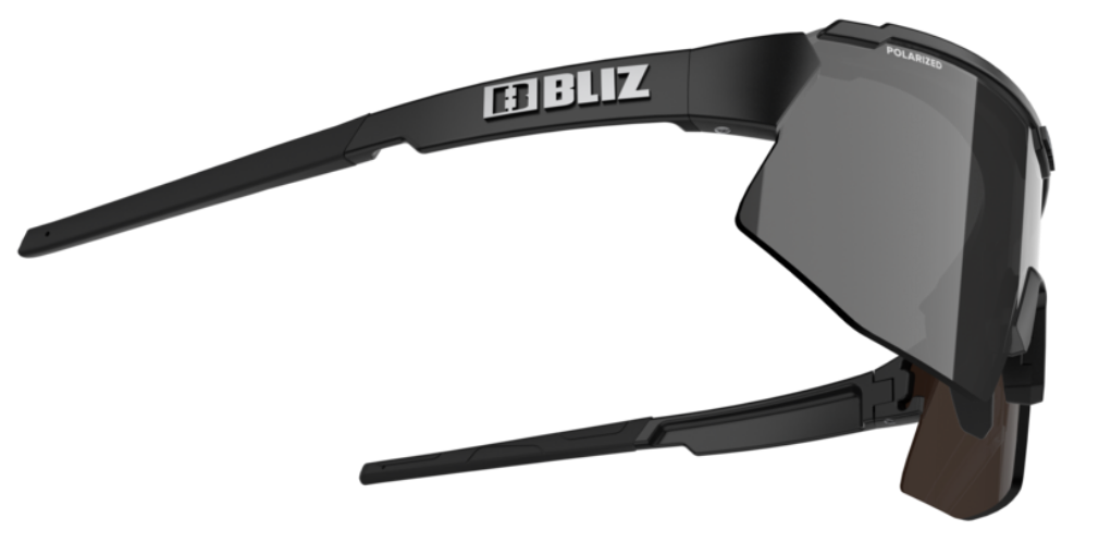 Bliz Breeze Bril Matt Black Polarized Brown Silver Mirror Lens