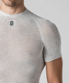 Silverskin Primo Short Sleeve Round neck Pearl Grey