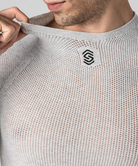 Silverskin Primo Short Sleeve Round neck Pearl Grey