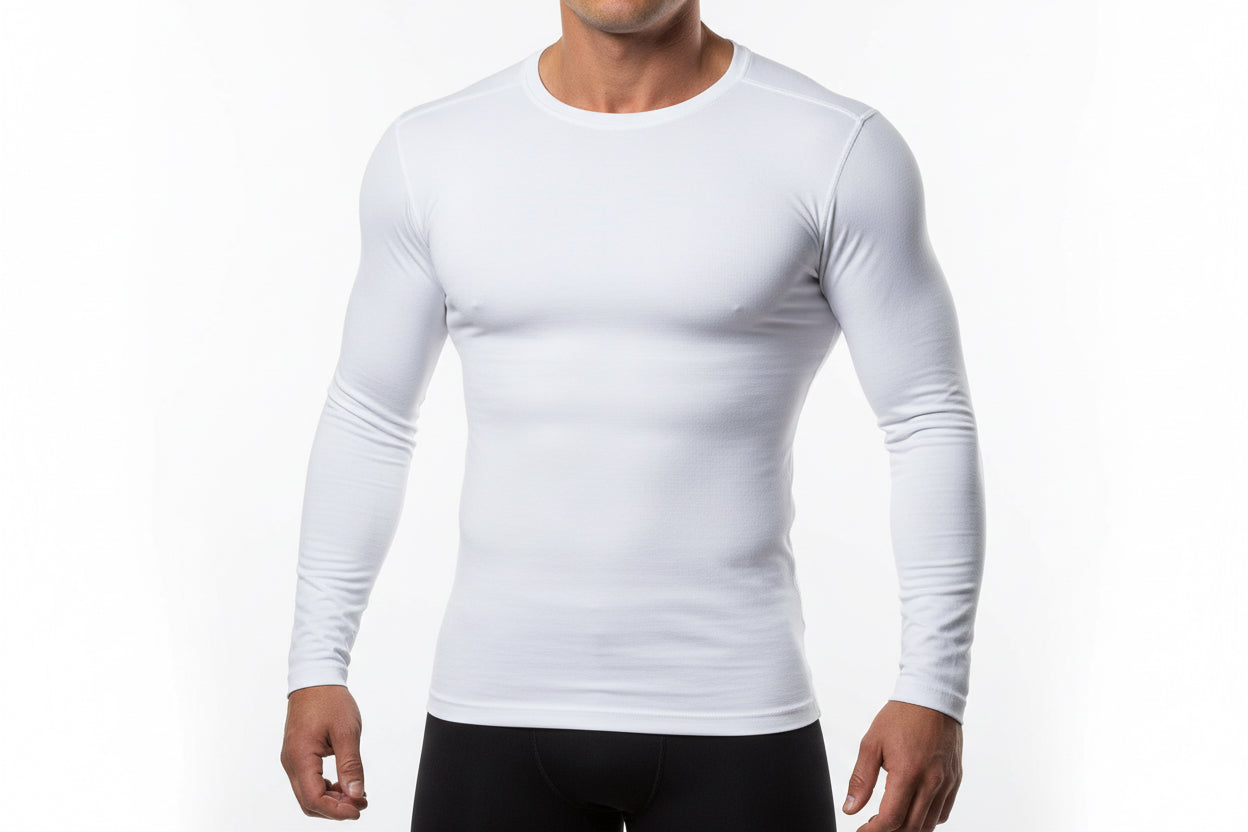 Shirt Essentials LM White 1+1 Gratis