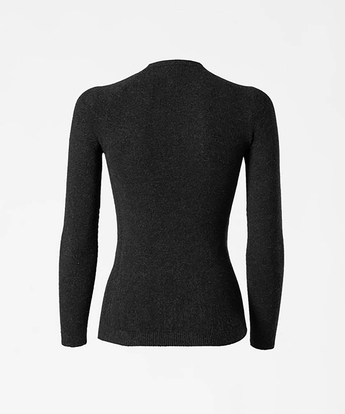 Silverskin Warm Long Sleeve Round Neck Base Layer Anthracite