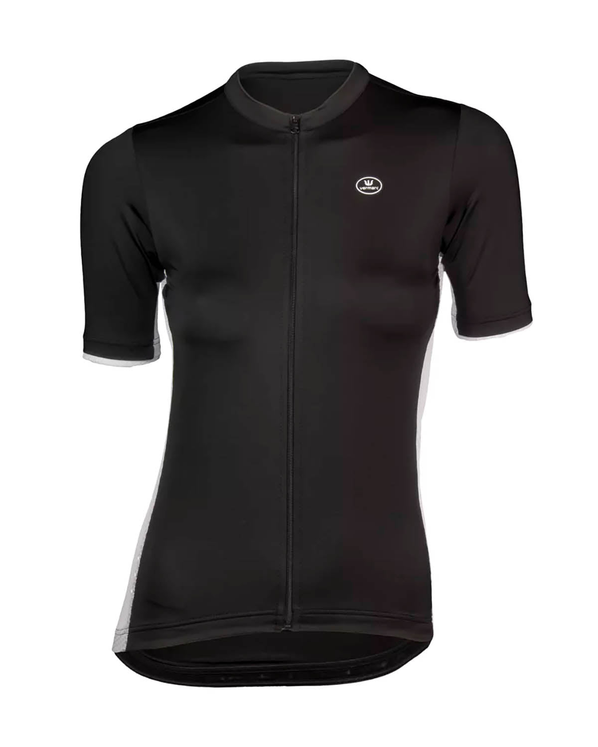  Vermarc Solid Shirt Korte Mouwen PRR Black/ White Women 