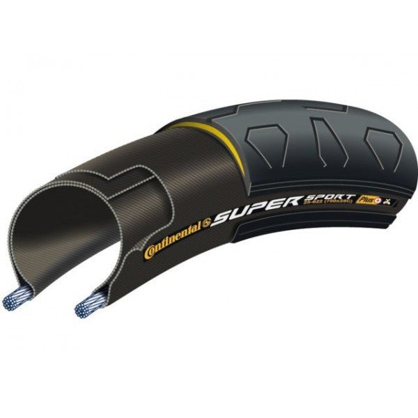 Continental supersport plus race vouwband 700x23c zwart