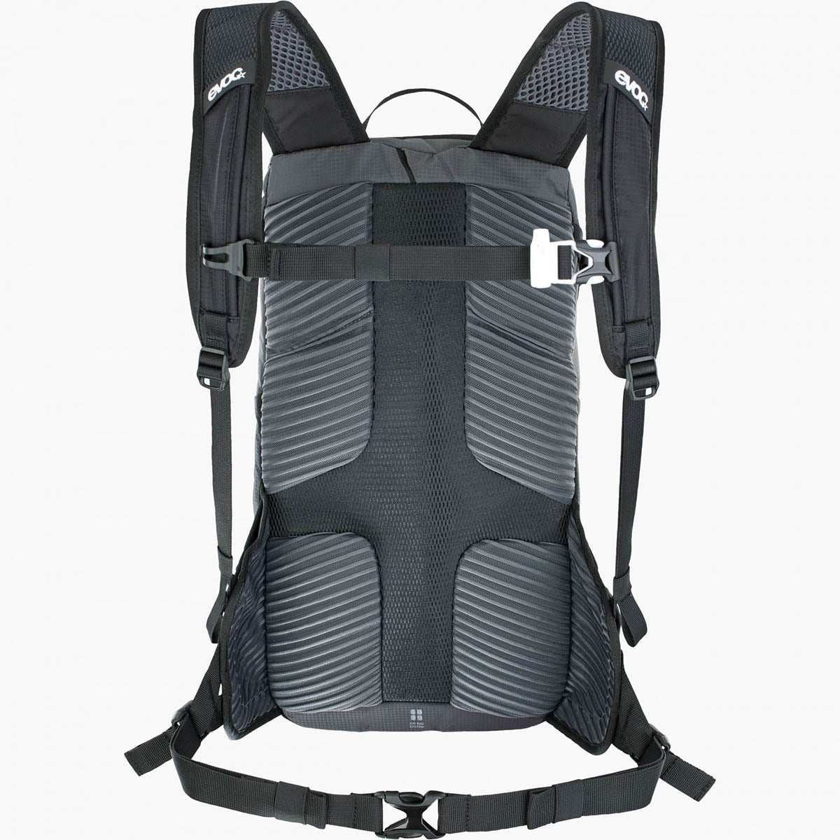 Evoc Ride 12 + Hydration Bladder 2 - Carbon Grey - Black
