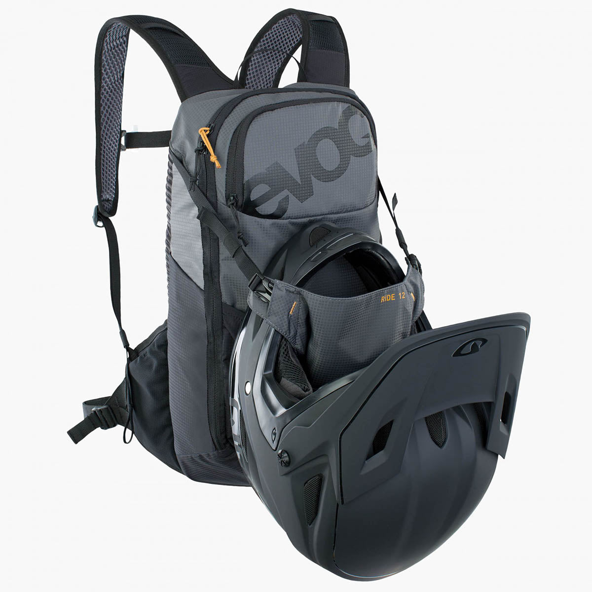Evoc Ride 12 + Hydration Bladder 2 - Carbon Grey - Black