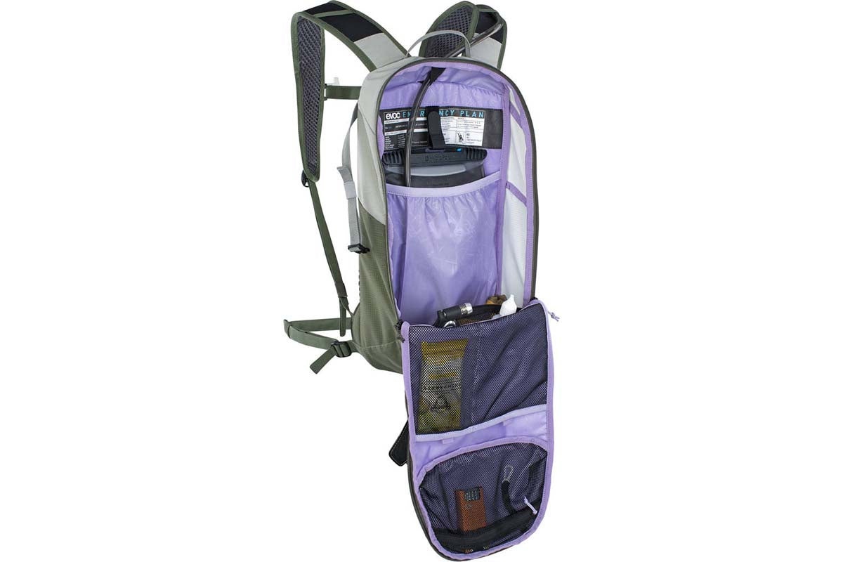 Evoc Ride 8 + Hydration Bladder 2 - Stone - Dark Olive