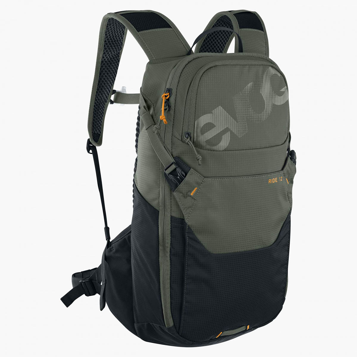 Evoc Ride 12 + Hydration Bladder 2 - Dark Olive - Black