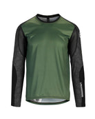 Assos trail fietsshirt met lange mouwen mugo groen