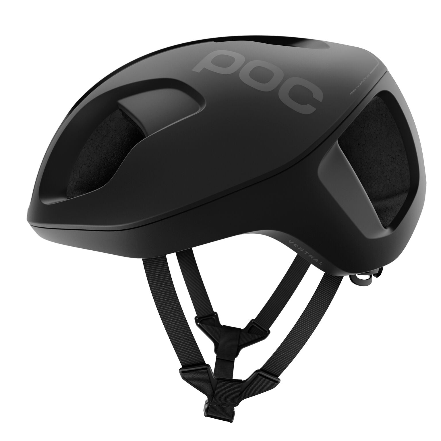Poc ventral spin fietshelm uranium mat zwart