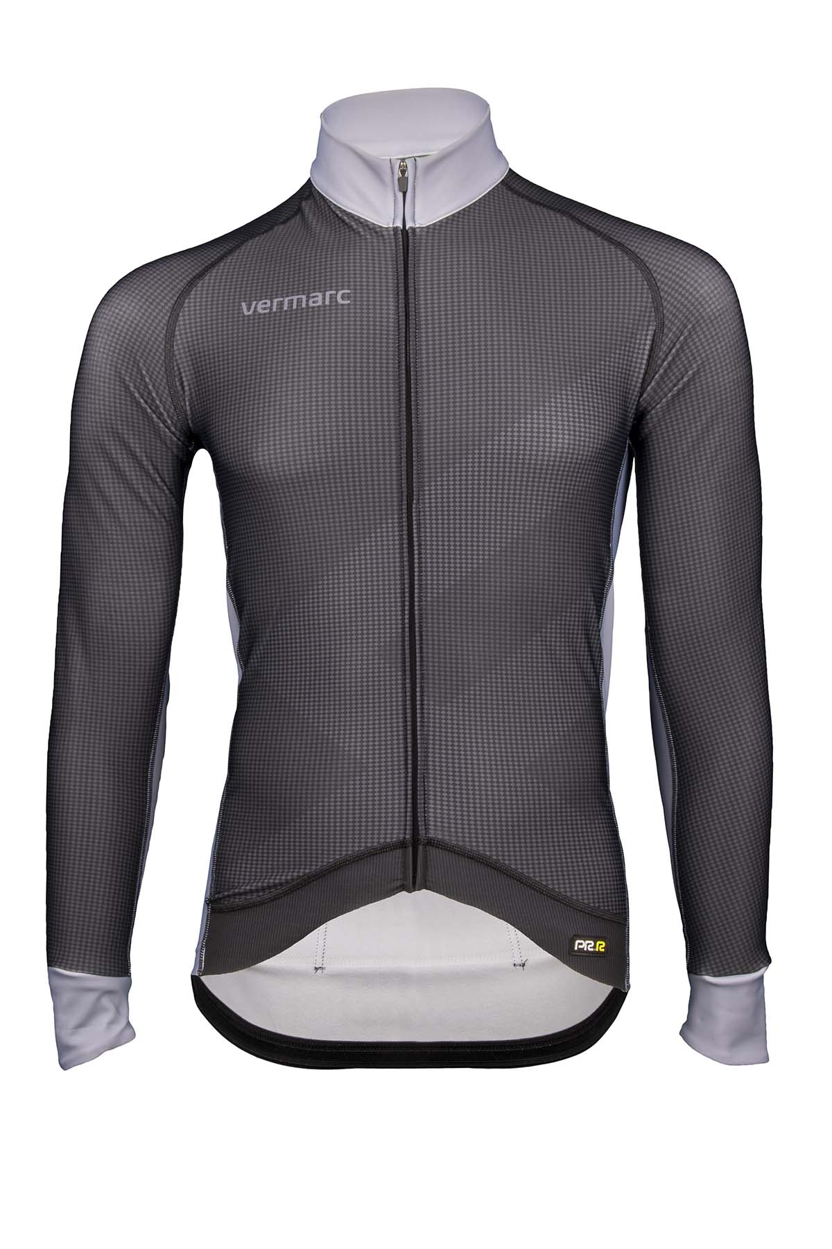 VERMARC ZigZag Damesshirt Lange Mouwen PR.R Black/ Grey