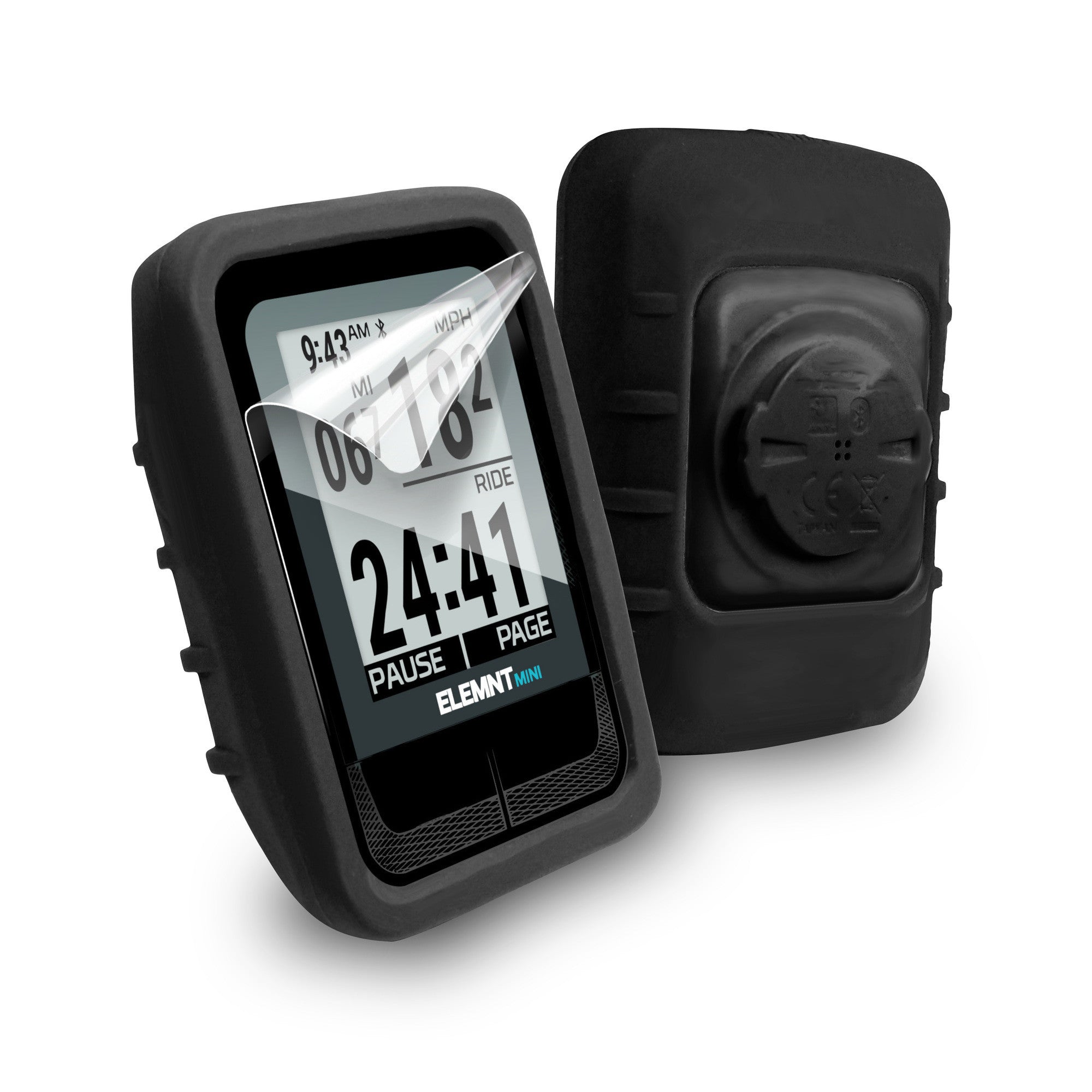 Tuffluv wahoo elemnt mini siliconen hoes zwart