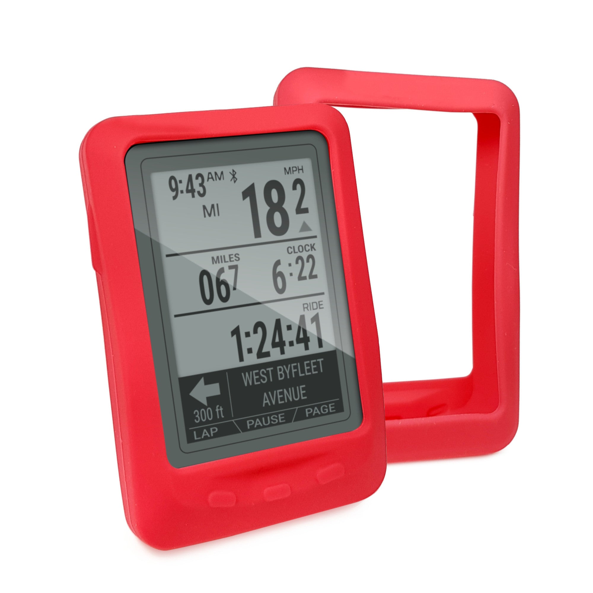Tuffluv wahoo elemnt siliconen hoes rood