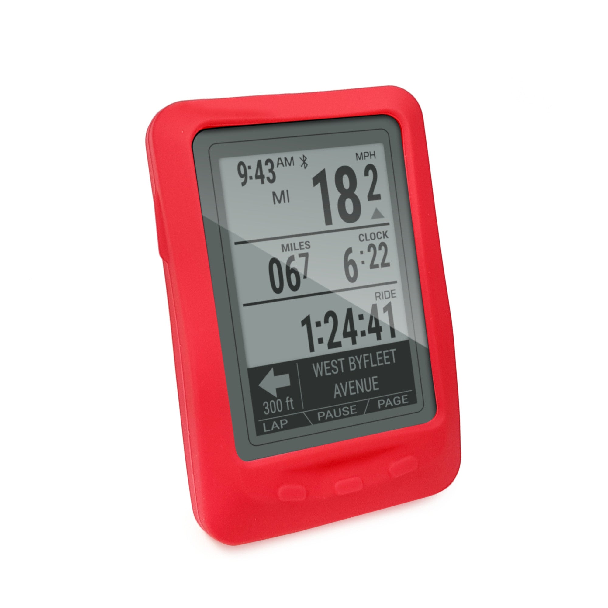 Tuffluv wahoo elemnt siliconen hoes rood