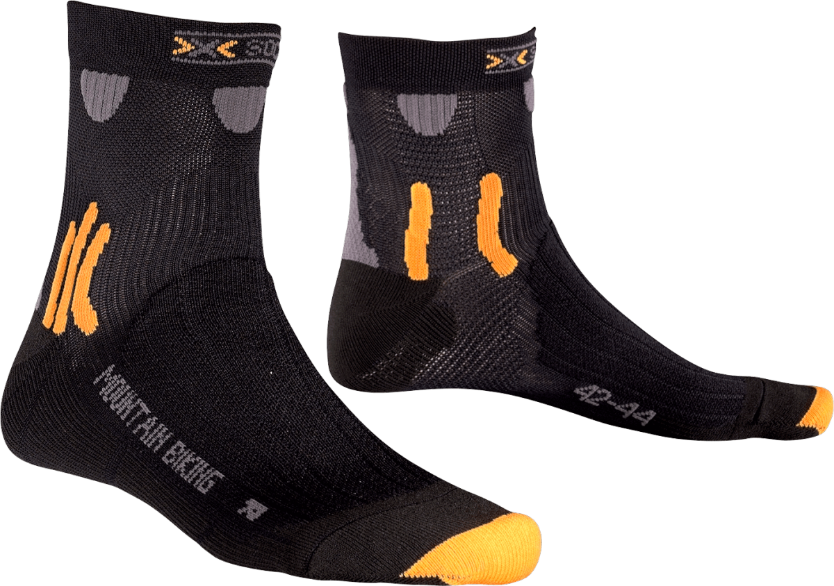 X-Socks mountain biking fietssok zwart