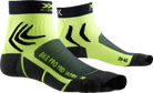 X-Socks bike pro dames fietssokken charcoal grijs phyton geel