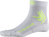 X-Socks bike pro dames fietssokken arctic wit phyton geel