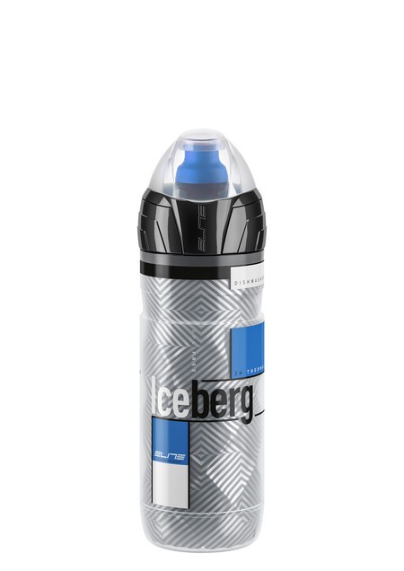 Elite Iceberg thermo bidon 500ml blauw logo