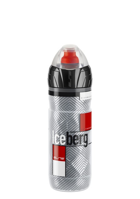 Elite Iceberg thermo bidon 500ml rood logo