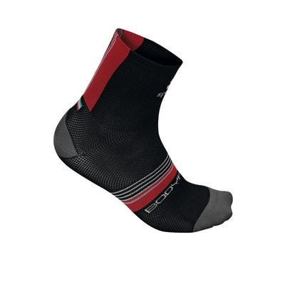 SPORTFUL Bodyfit Pro 9 Sock Black Red Anthra