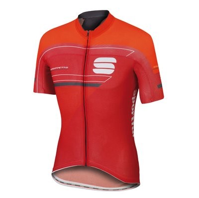 SPORTFUL Gruppetto Pro Race Jersey Red Fire Red Anthra