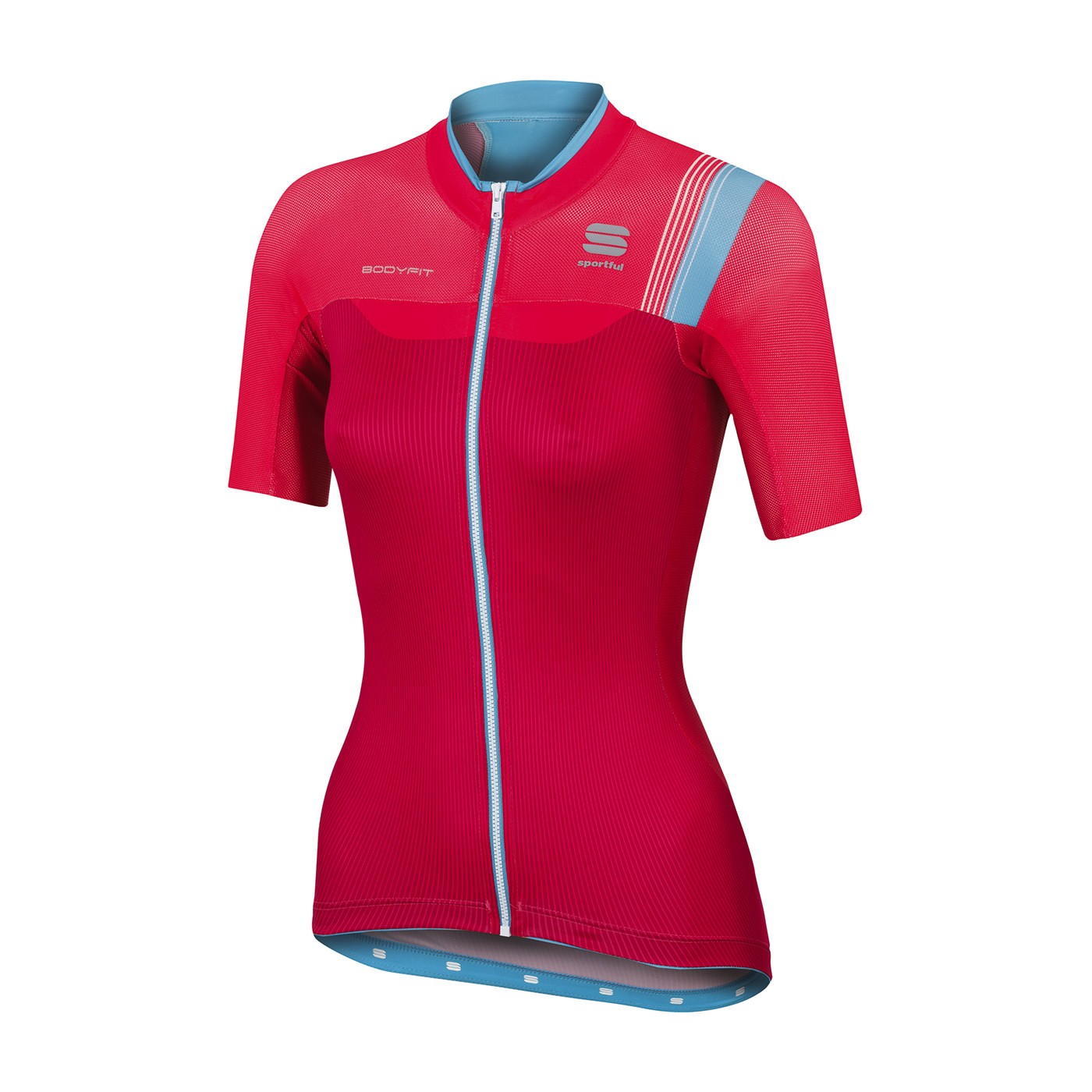 SPORTFUL Bodyfit Pro Lady Jersey SS Pink Coral Turquoise