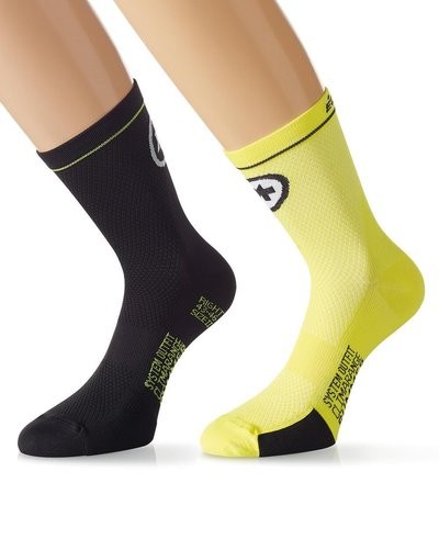 ASSOS Equipe Evo 7 Sock Volt Yellow Black