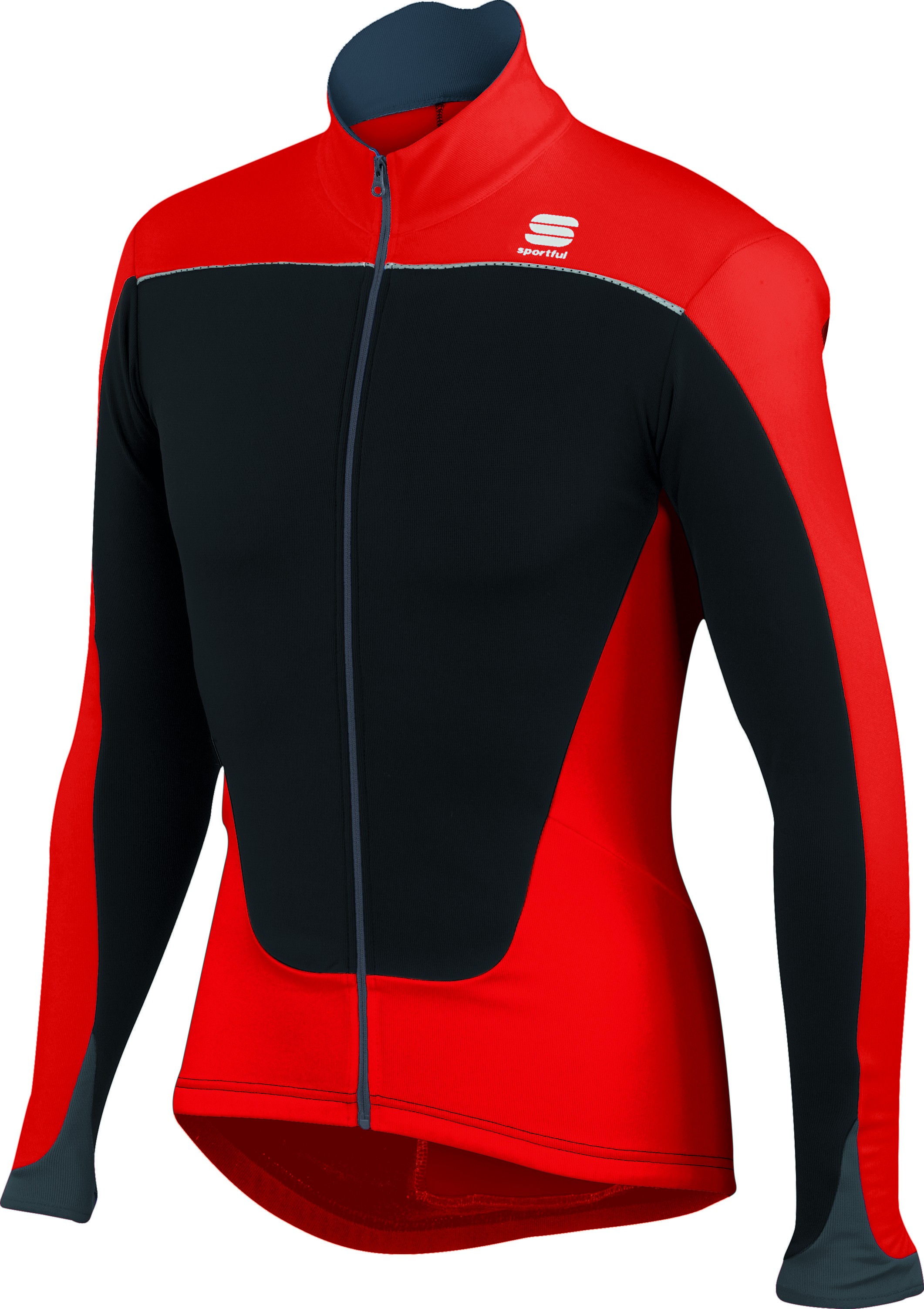 SPORTFUL Force Thermal Jersey LS Black Red Anthra