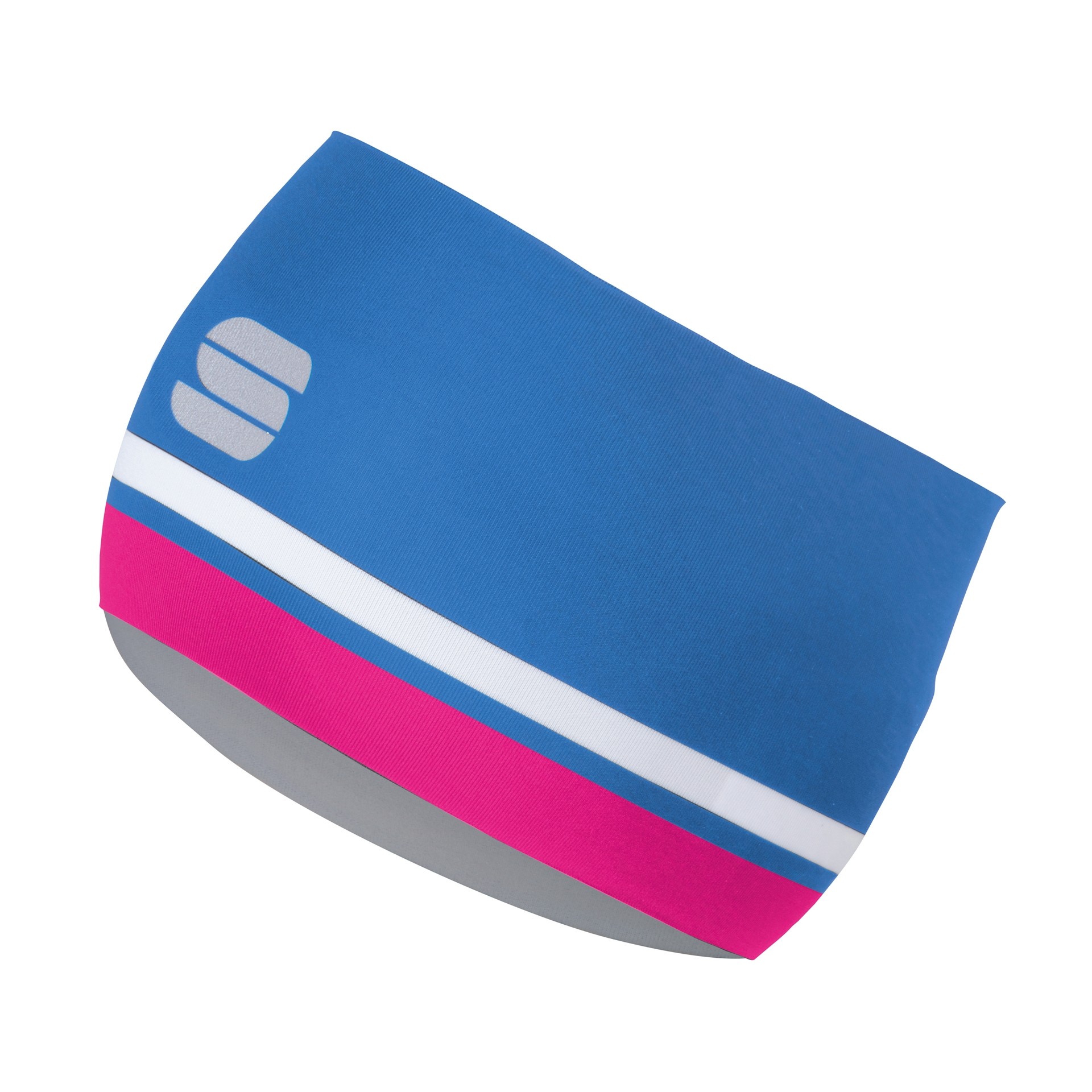 Sportful diva hoofdband parrot blauw bubblegum roze wit