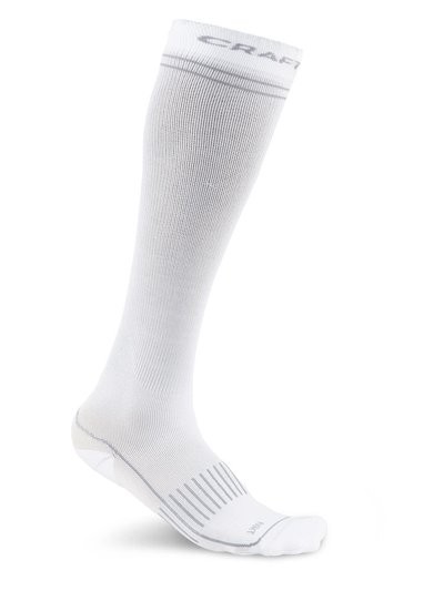 CRAFT Body Control Sock White Print