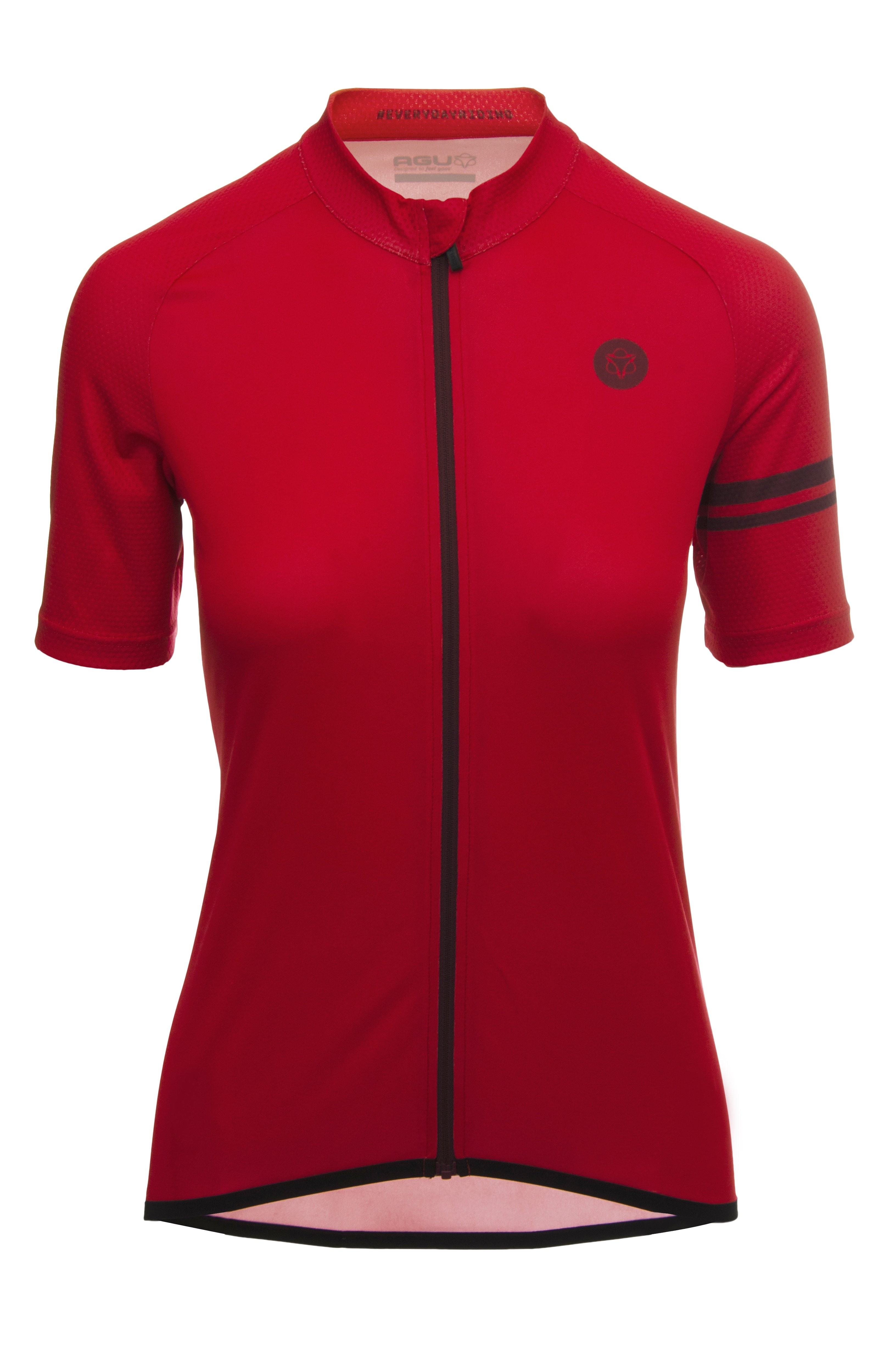 Triviaal roddel voorzichtig Agu essential dames fietsshirt met korte mouwen true rood