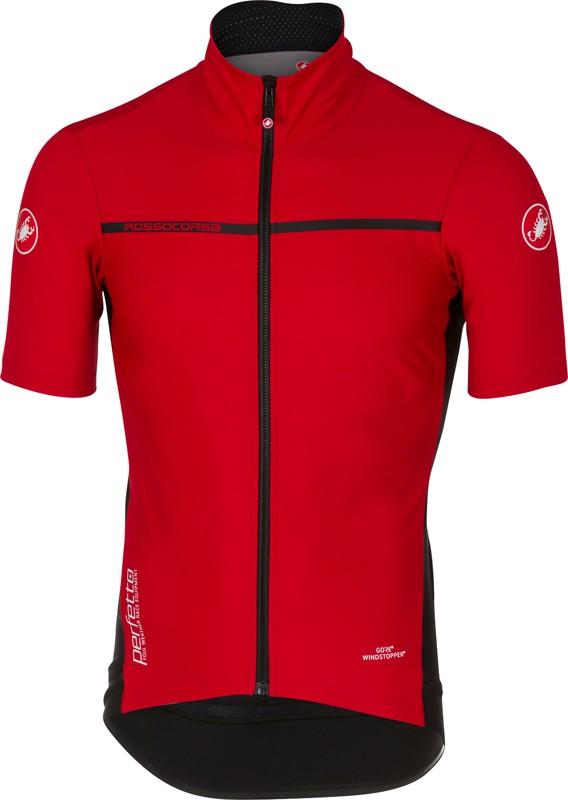 Castelli perfetto light 2 fietsshirt met korte mouwen rood
