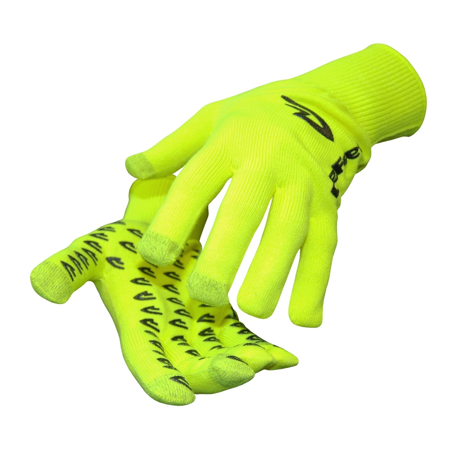 Defeet e-touch dura handschoen geel