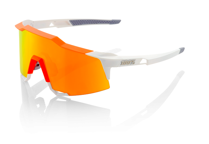 100% Bril Speedcraft Standard Lens Hiper Red Mirror White Neon Orange