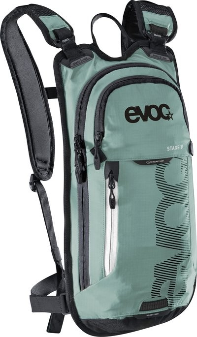 EVOC Stage Backpack 3L + 2L Reservoir Light Petrol
