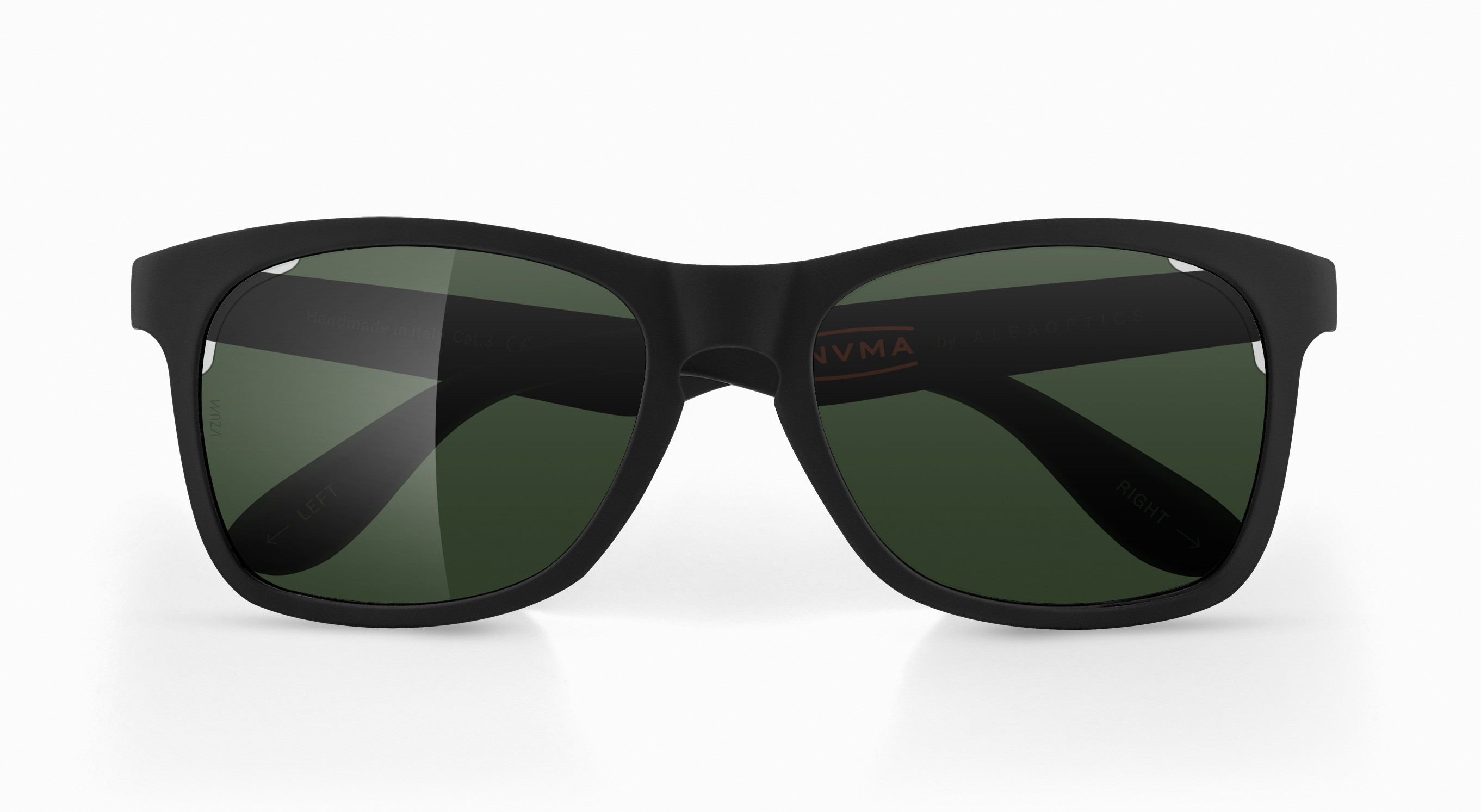 Alba Optics anvma bril zwart - vzum leaf lens