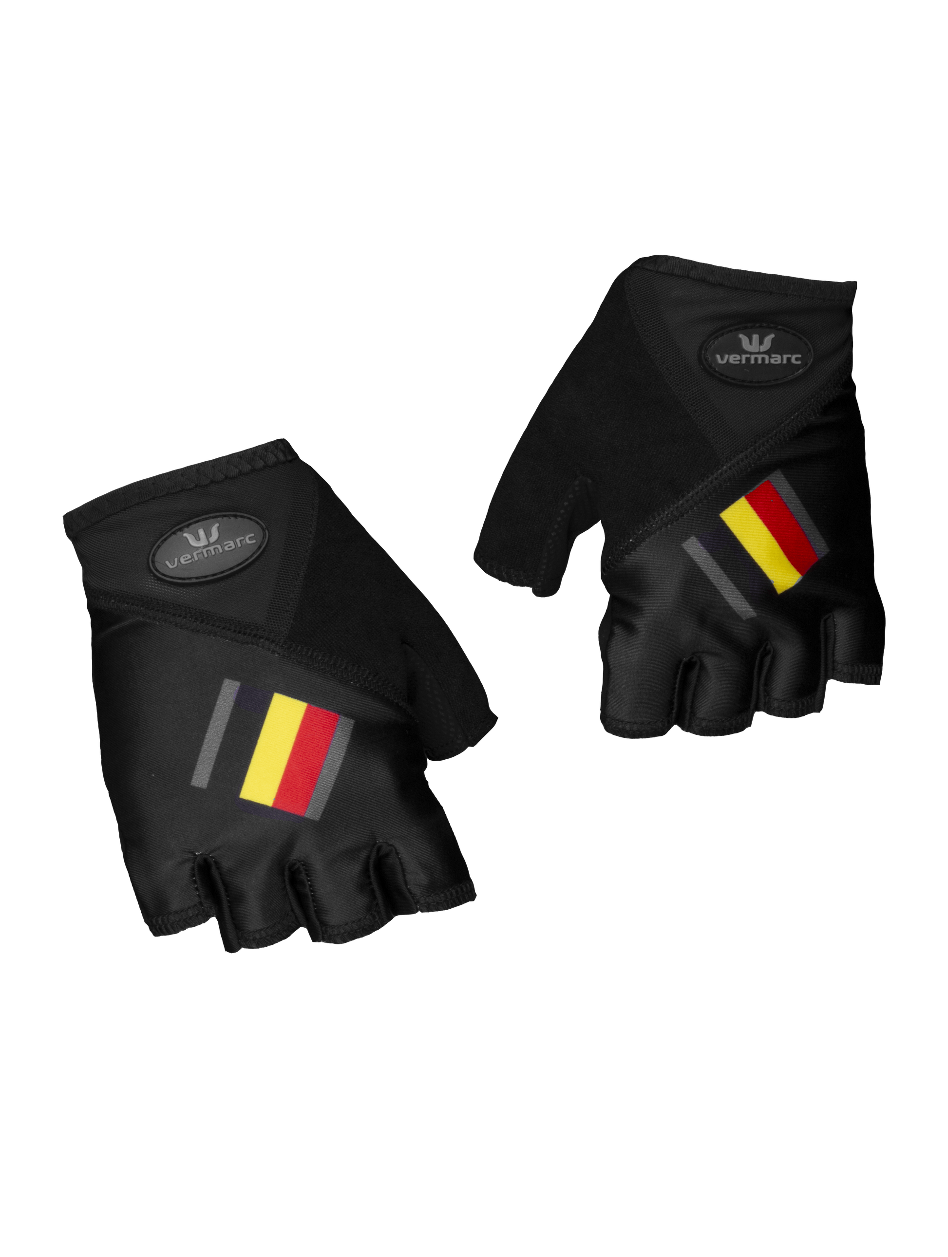 Vermarc BEL.21 Zwart Fietshandschoen Zomer