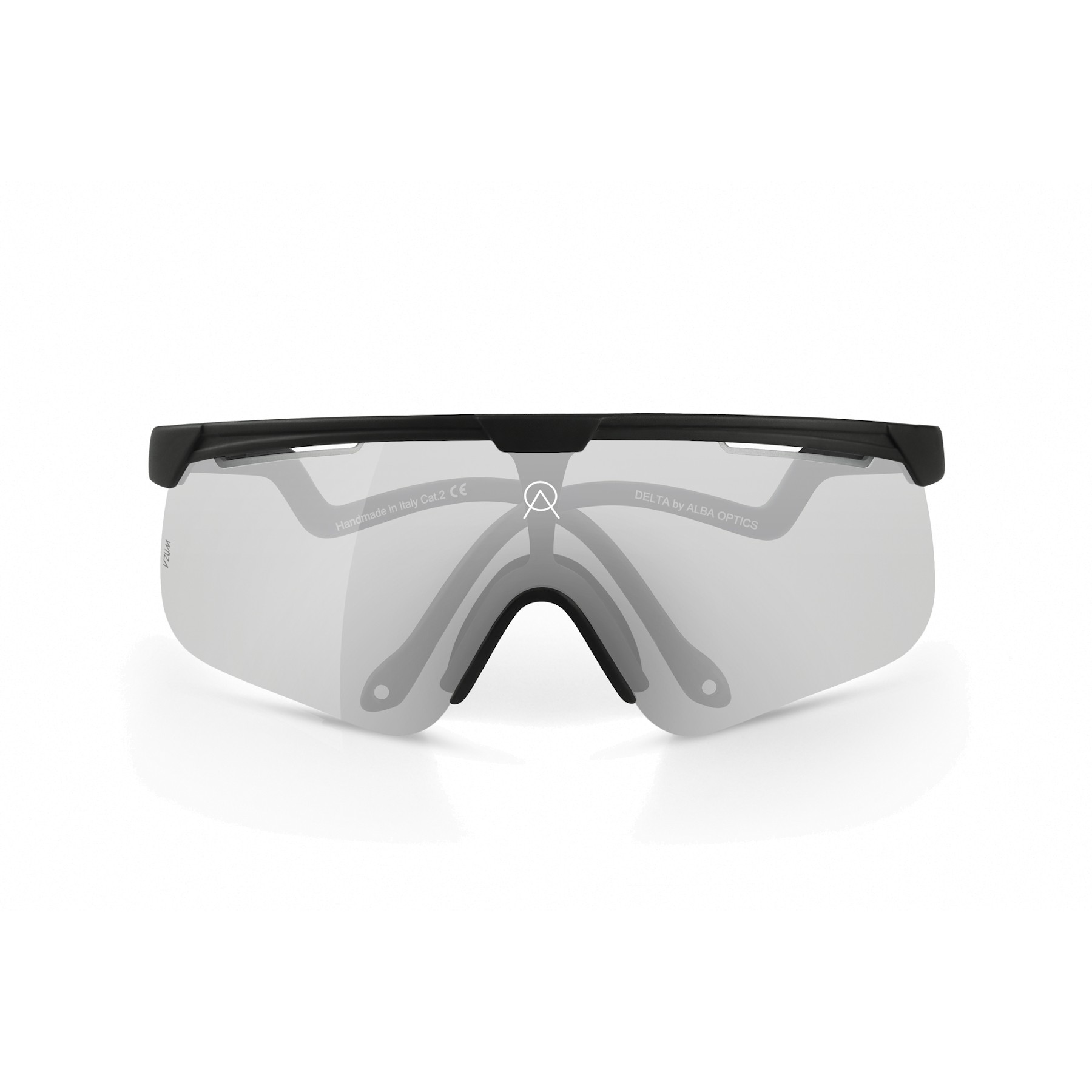 Alba Optics delta fietsbril zwart - Vzum - Mr alu lens