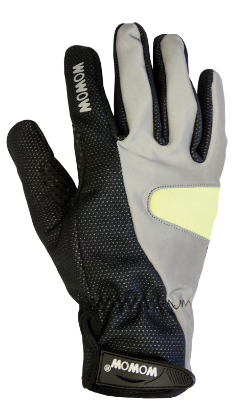 WOWOW Cycle Gloves 2.0 Black Reflective