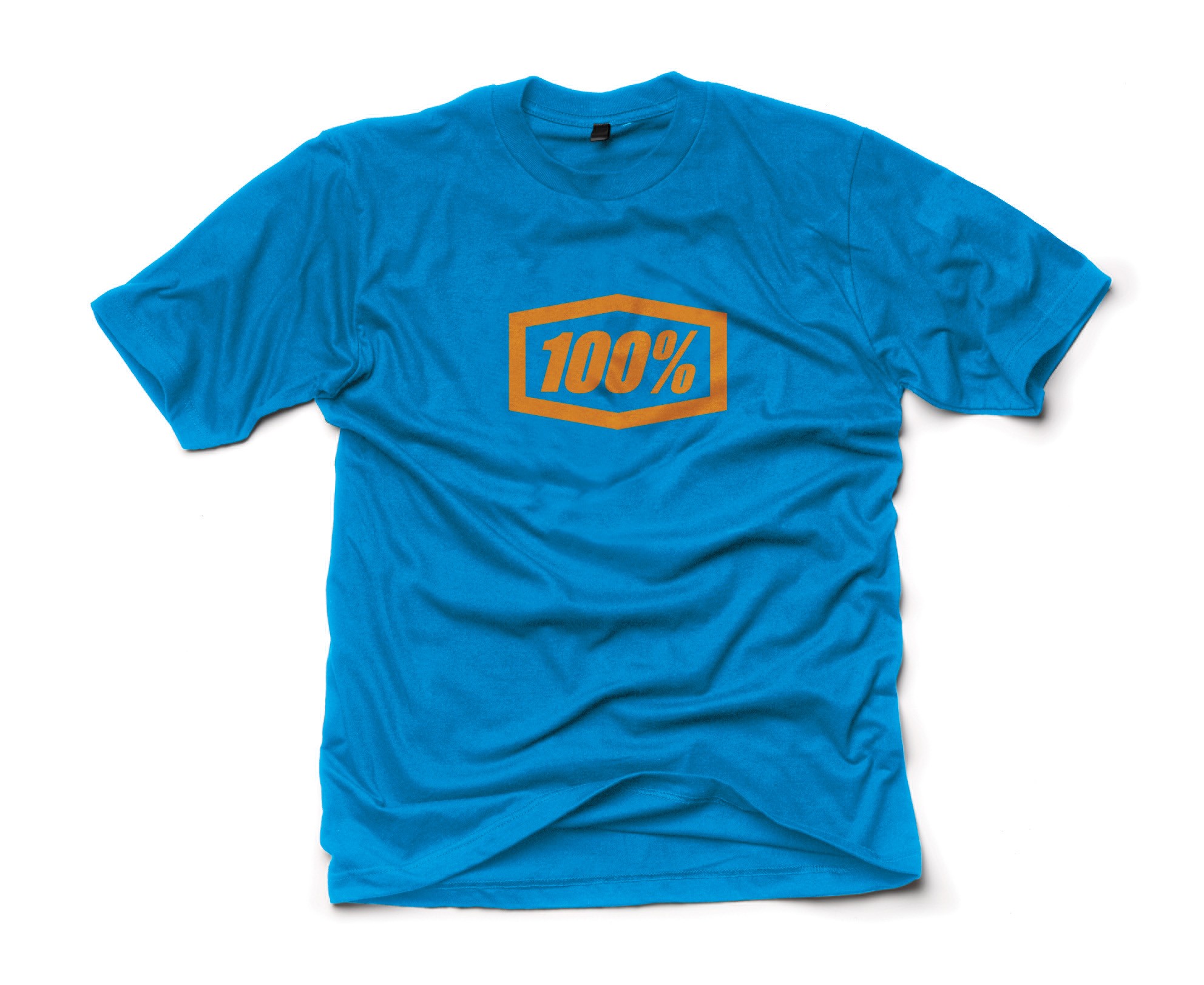 100% Essential T-Shirt Blue