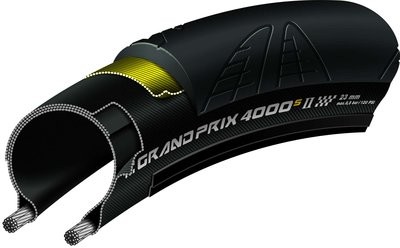 CONTINENTAL Grand Prix 4000S II 28"(700x23c)Race Vouwband Zwart