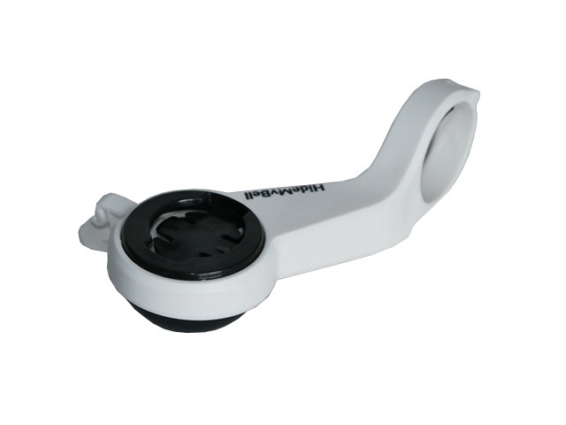 HIDE MY BELL Out Front Mount For Garmin White