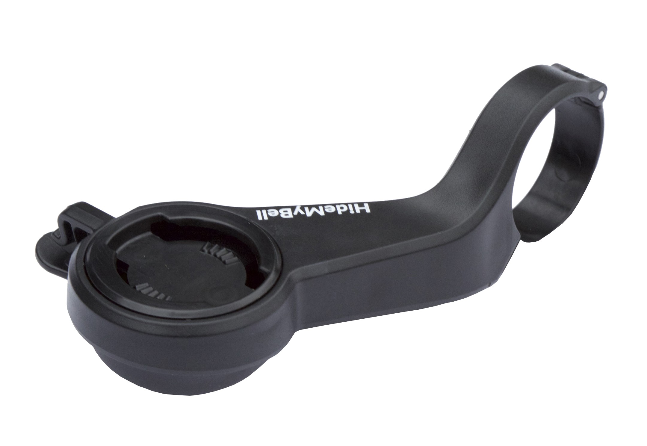 HIDE MY BELL Out Front Mount For Garmin Black