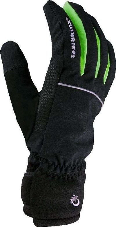 Sealskinz Extra Cold Winter Cycle Glove Black Green (KJ981)