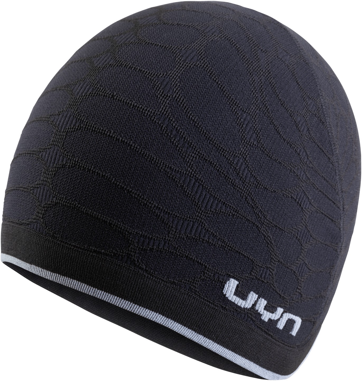 Uyn biking unisex under helmet muts blackboard zwart grijs