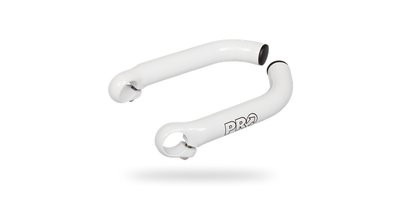 PRO Bar Ends L-Bend Forged White