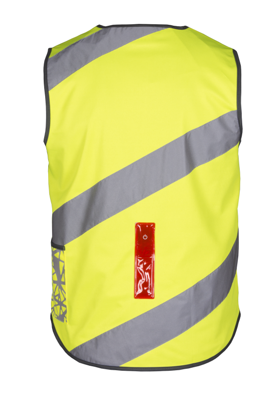 WOWOW Roadie Vest With Led Yellow Fluo