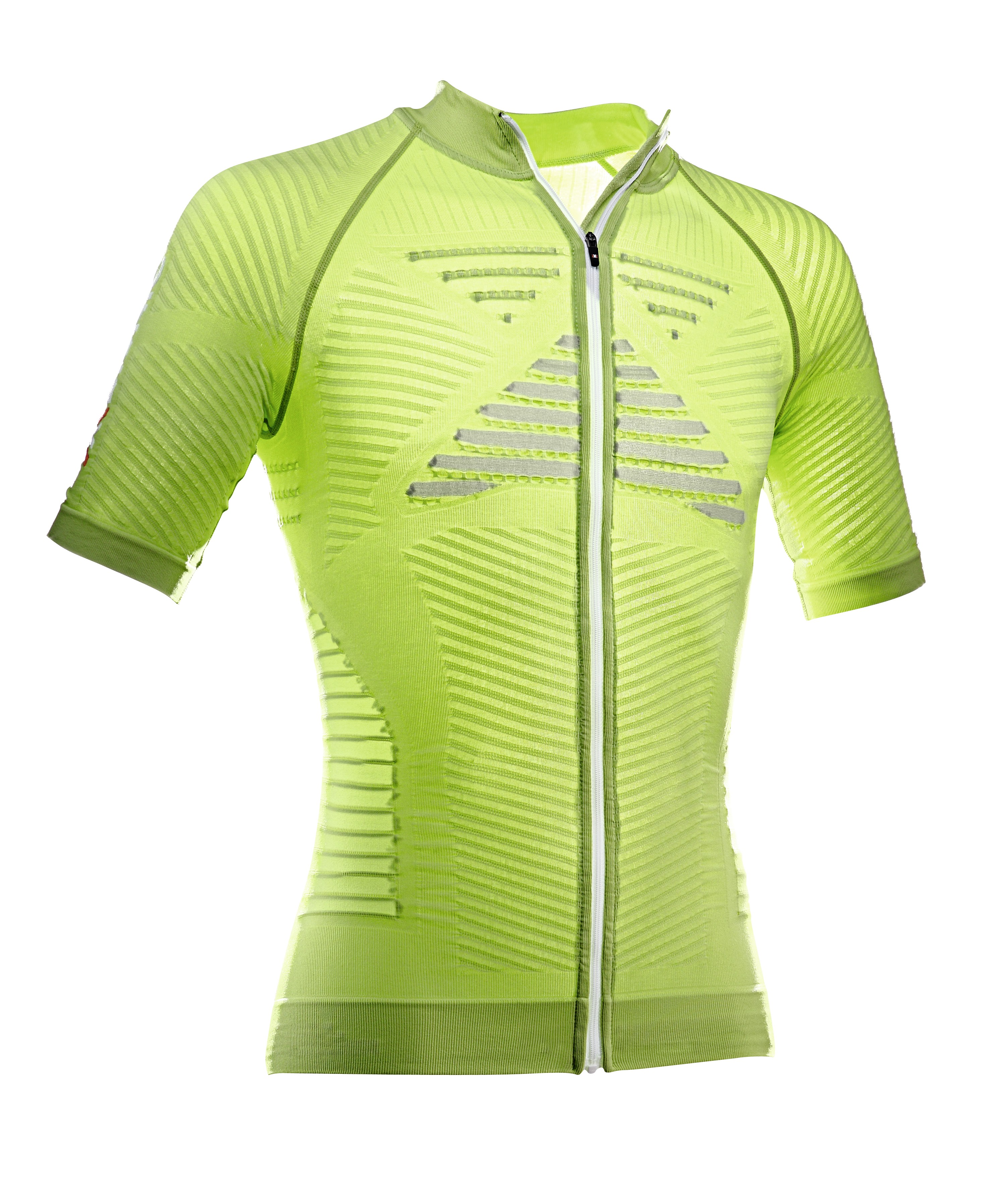 X-BIONIC Effektor Biking Power Shirt SS Green Lime Pearl Grey