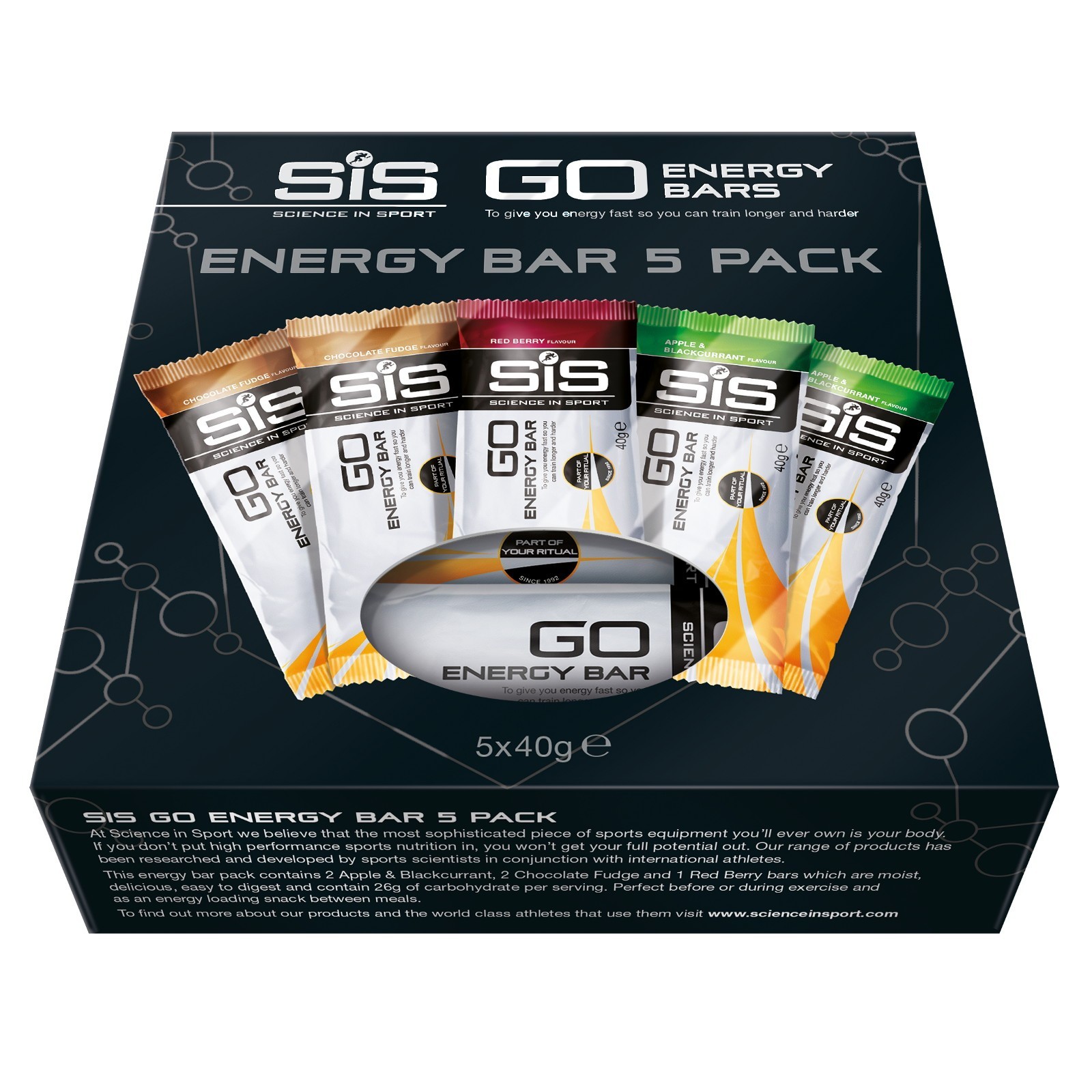 SIS Go Energy Bar Variety Pack (5 Pack)